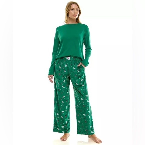 Roudelain Other - Roudelain Women's Velour Open Leg Pull-On Pajama Pants
